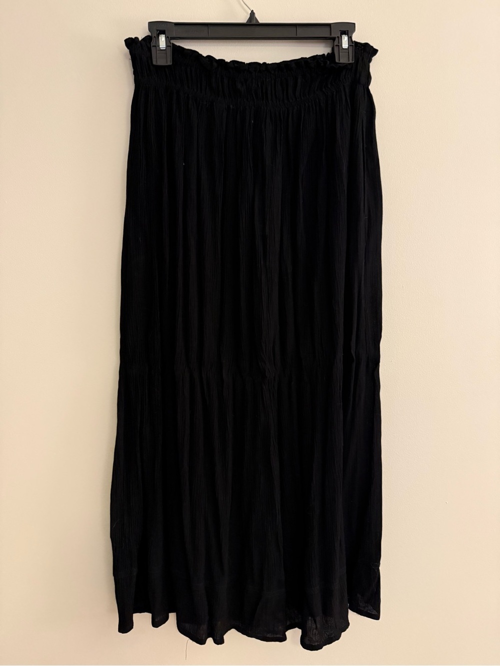 Max Studio Black Smocked-Waist Maxi Skirt - Picture 2 of 4
